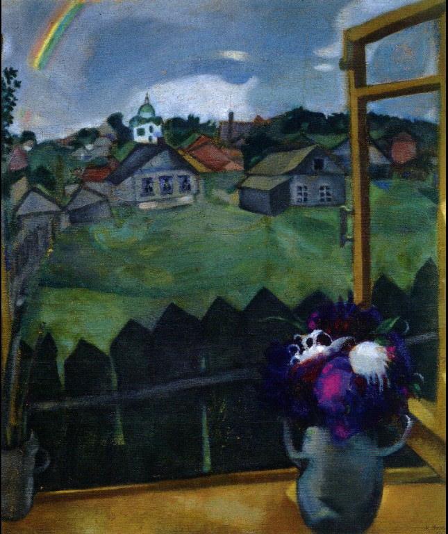 Fenster Witebsk Zeitgenosse Marc Chagall Ölgemälde
